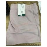 Women's Pink Fleece Shorts, Size 3XL