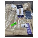 Gap XXL Linen Pants in Khaki