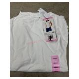 White Sleeveless Tank Top, Size Small