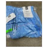 Blue Active Shorts with Moisture Wicking