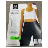 Seamless Racerback Sports Bra, XXL