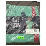 Linen Blend Men's Shirt in XL