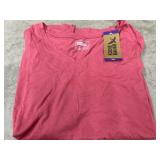 Eddie Bauer Pink V-Neck Shirt, XXL