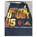 Black Indiana Hoosiers 2025 Champions T-Shirt
