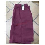 Burgundy Ponte Skirt by Express, Size L