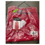 Express Linen Blend Sleeveless Top, XL, Red