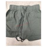 Women's Small Olive Green Drawstring Shorts