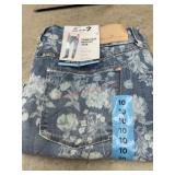 Women's Floral High-Rise Bootcut Jeans