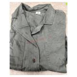 Green Tencel Camp Shirt, XXL