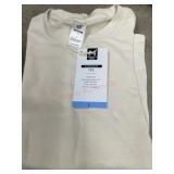 Beige Sandwash Tee, Size L