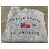 Gray Pullover with 'United States 1776' Design