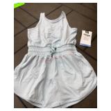 Light Blue Soft Fabric Romper, Size S (6/6X)