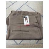 Brown Ponte Pants, Size XL