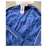 Juicy Couture Navy Cotton Velour Jacket, XXL