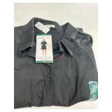 Black Pleated Shirt Dress, Size 3X