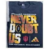 Black Indiana Hoosiers 2025 T-Shirt, Medium