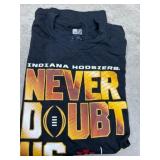 Black Graphic T-Shirt, Medium, Indiana Hoosiers