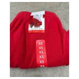 Red Fleece Shorts, Size XS