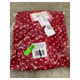 Women's Red Heart-Print Pajama Set, Size S