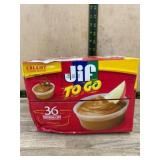 Jif To Go Creamy Peanut Butter, 36 Cups