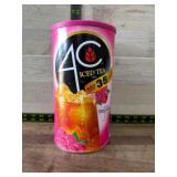 Raspberry Iced Tea Mix Container