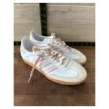 White and Pink Athletic Shoes, Size 8.5