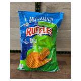 Ruffles Queso Potato Chips Bag
