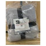 Gray Cozy Gauze Blanket Set