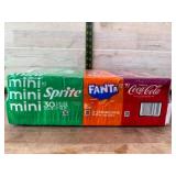 Mini Soda Can Variety Pack, 30 Count