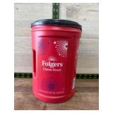 Folgers Classic Roast Coffee Container
