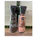 Black Pepper and Pink Salt Grinders