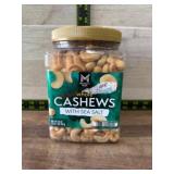 Container of Whole Cashews with Sea Salt
