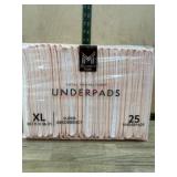 Total Protection XL Underpads, Pack of 25