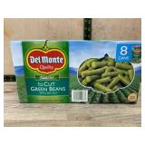 Del Monte Cut Green Beans, 8 Cans