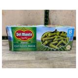 Del Monte Cut Green Beans, 8 Cans