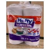 Hefty Supreme Snack Plates, 6 In, 320 Ct