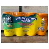 4-Pack Disinfecting Wipes, 312 Ct