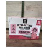 Strawberry Ultra-Filtered Milk Shakes