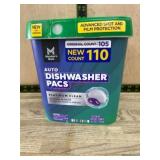 Auto Dishwasher Pacs, 110 Count