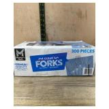300 Clear Disposable Forks