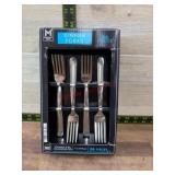 36-Piece Stainless Steel Dinner Fork Set