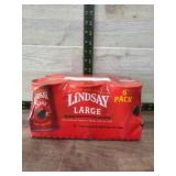 Pack of Lindsay Large Black Pitted Olives