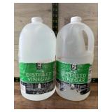 Two White Distilled Vinegar Gallons