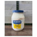 Hellmann's Real Mayonnaise Jar