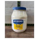 Hellmann's Real Mayonnaise Jar