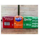 Variety Pack of Mini Soda Cans