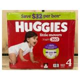Huggies Little Movers Diapers, 160 Ct