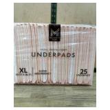 Pack of 25 XL Underpads, 30 x 36 in