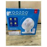 White Desk Fan With Oscillating Feature