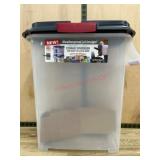 Plastic Storage Dispenser With Lid